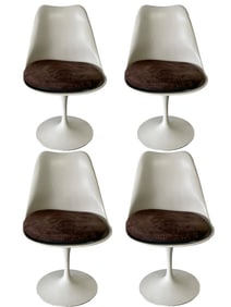 4 MID MOD EERO SARRINEN TULIP CHAIRS