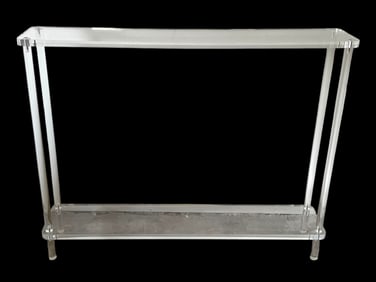 MODERN STYLE LUCITE CONSOLE TABLE