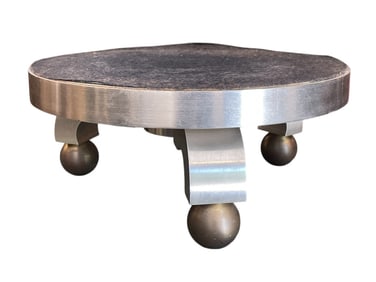 MODERNIST METAL DISPLAY STAND 13"