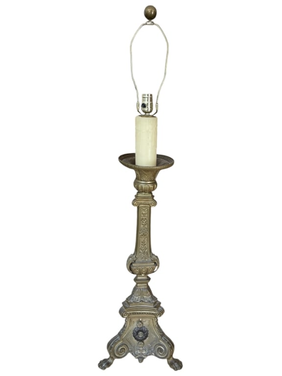 ORNATE VICTORIAN-STYLE TABLE LAMP 46" (1 of 6)