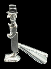 OLD BENSON CORKSCREW BOTTLE OPENER & SHOE HORN