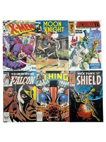 LOT OF 6 VINTAGE MARVEL COMICS