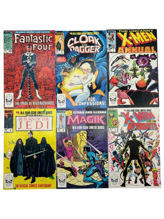 LOT OF 6 VINTAGE MARVEL COMICS (1 of 9)