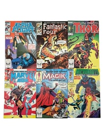 LOT OF 6 VINTAGE MARVEL COMICS