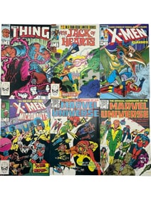 LOT OF 6 VINTAGE MARVEL COMICS