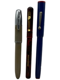 VINTAGE FOUNTAIN PEN TRIO