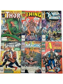 LOT OF 6 VINTAGE MARVEL COMICS