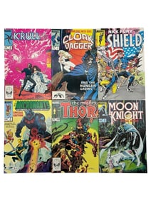 LOT OF 6 VINTAGE MARVEL COMICS