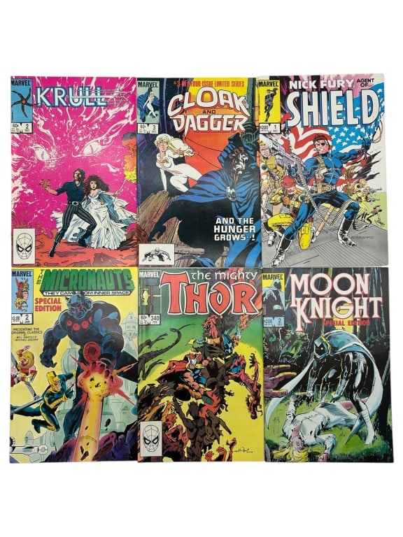LOT OF 6 VINTAGE MARVEL COMICS (1 of 8)