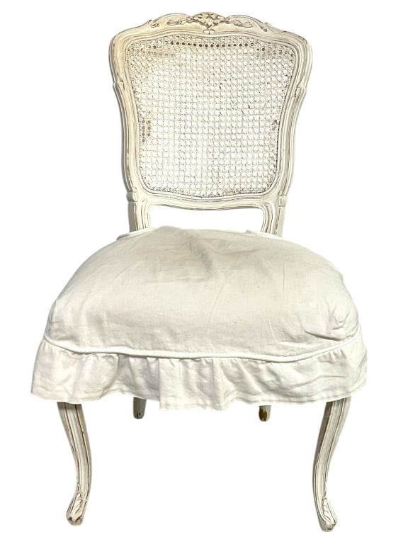 RACHEL ASHWELL SHABBY CHIC CANE BACK CHAIR 36" (1 of 7)