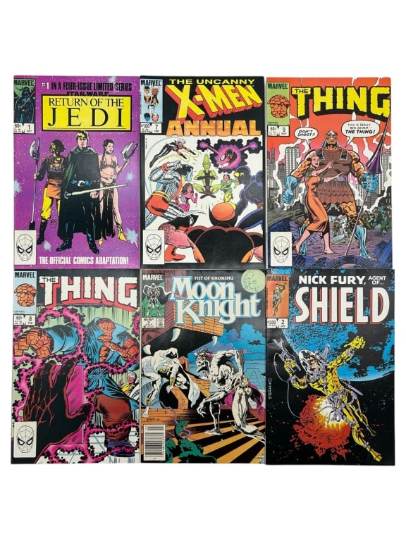 LOT OF 6 VINTAGE MARVEL COMICS (1 of 9)