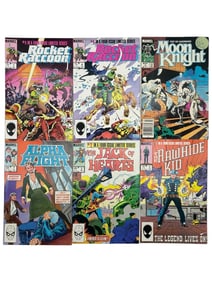 LOT OF 6 VINTAGE MARVEL COMICS