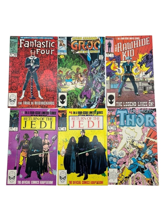 LOT OF 6 VINTAGE MARVEL COMICS (1 of 9)