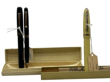 VINTAGE MOORE FOUNTAIN PEN SET
