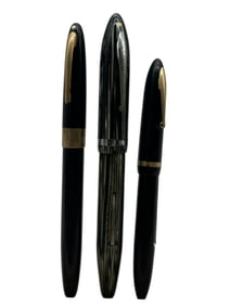 THREE VINTAGE FOUNTAIN PENS