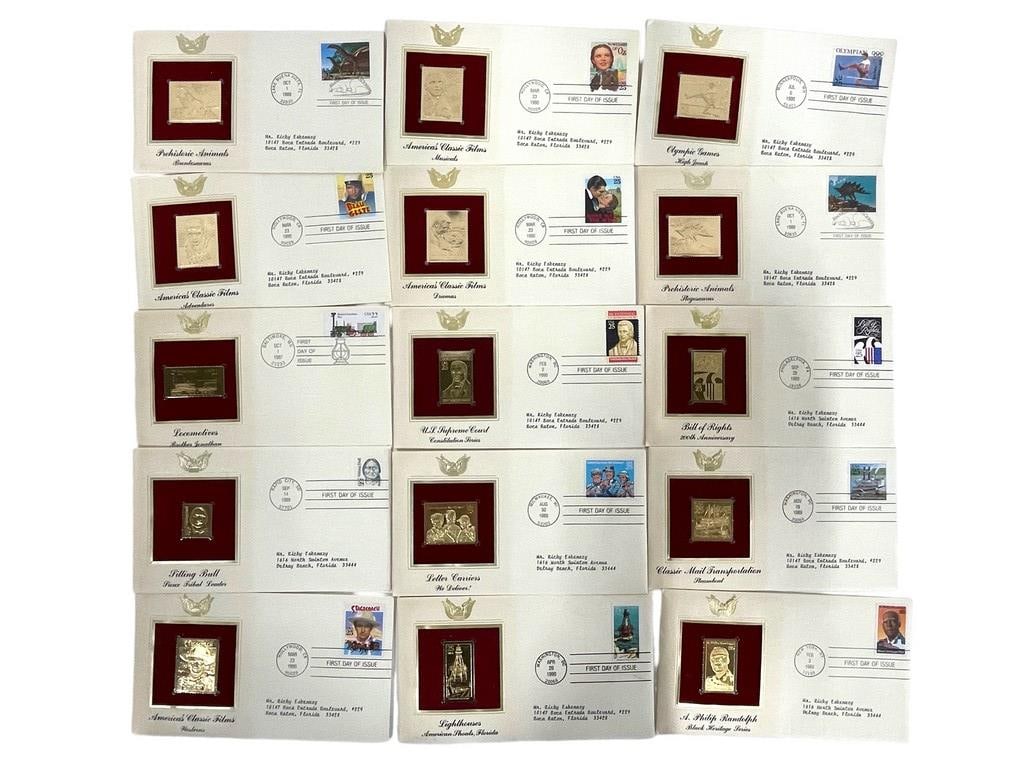 COLLECTION OF FIRST DAY ISSUE STAMPS -80'S AND 90S: COLLECTION OF FIRST DAY ISSUE STAMPS -80'S AND 90'S -GOOD PRE OWNED CONDITION -DP101524