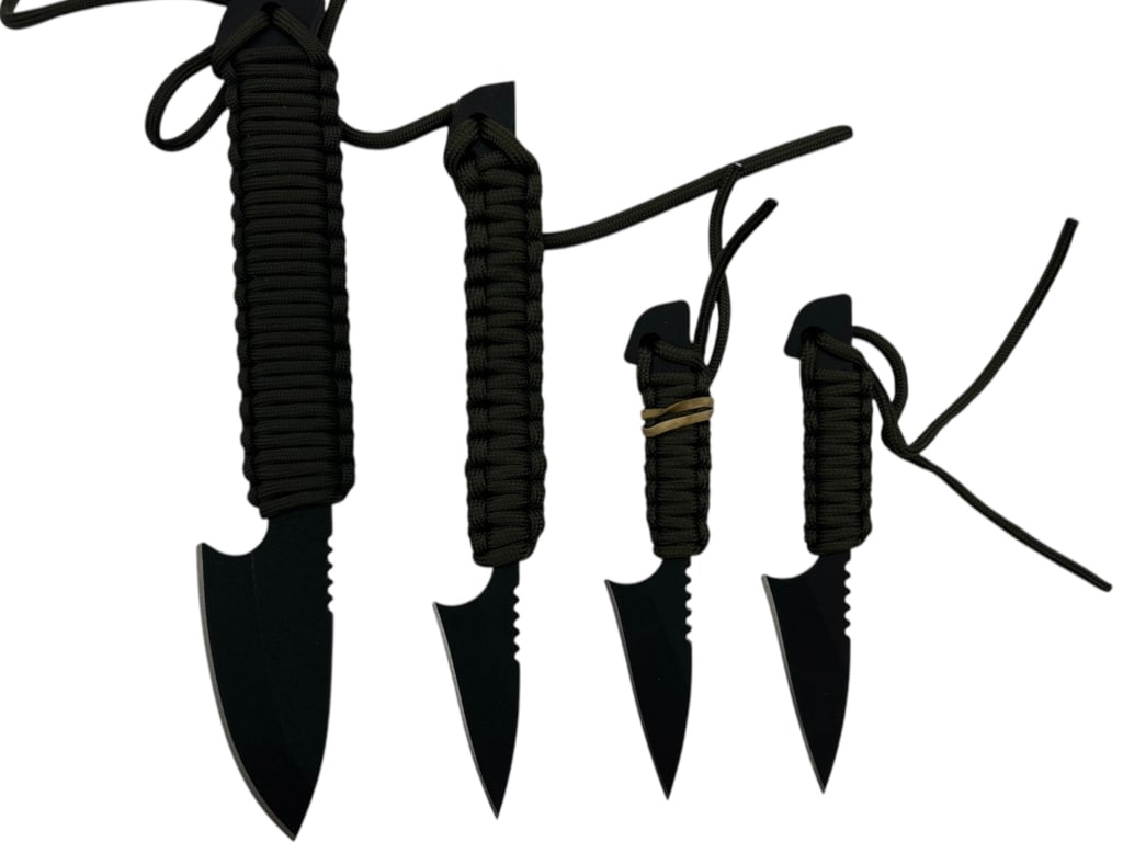 TACTICAL FIXED BLADE SURVIVAL KNIFE SET (1 of 4)