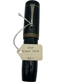 OVERSIZED JAPANESE BLACK EBONITE FOUNTAIN PEN