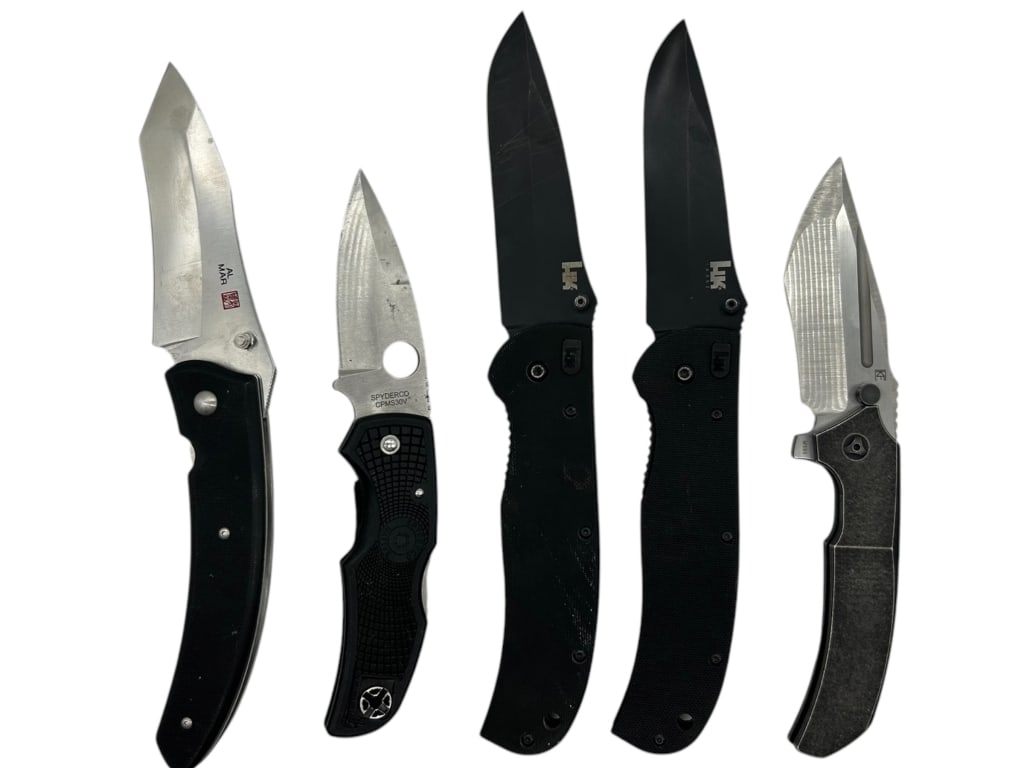 LOT OF 5 TACTICAL FOLDING KNIVES (1 of 4)