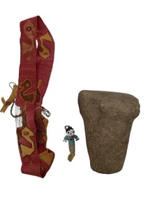 GROUP OF 3 NATIVE AMERICAN ARTIFACTS