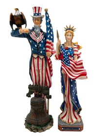 LENOX 'FREEDOM'S PRIDE' & 'LADY LIBERTY' FIGURINES
