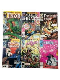 LOT OF 6 VINTAGE MARVEL COMICS