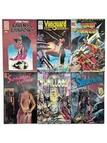 RARE 1980s INDIE COMIC BOOK LOT OF 6