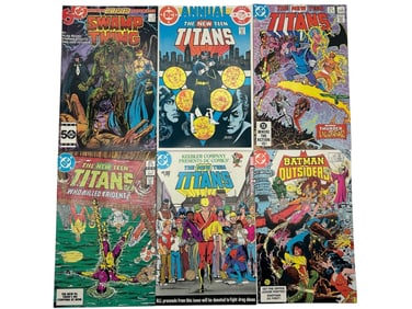 LOT 0F 6 DC COMICS