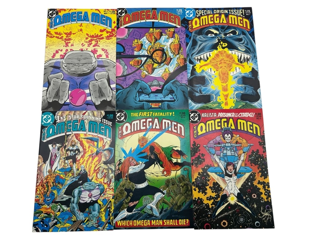 LOT OF 6 VINTAGE DC COMICS OMEGA MAN (1 of 9)