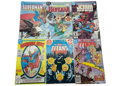 LOT OF 6 VINTAGE DC COMICS