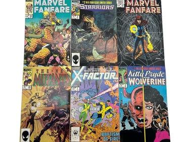 LOT OF 6 MARVEL COMICS