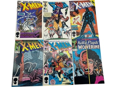 LOT OF 6 MARVEL COMICS