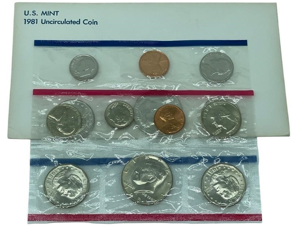 1981 UNCIRCULATED COIN SET U.S MINT (1 of 2)