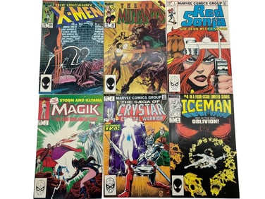 LOT OF 6 MARVEL COMICS