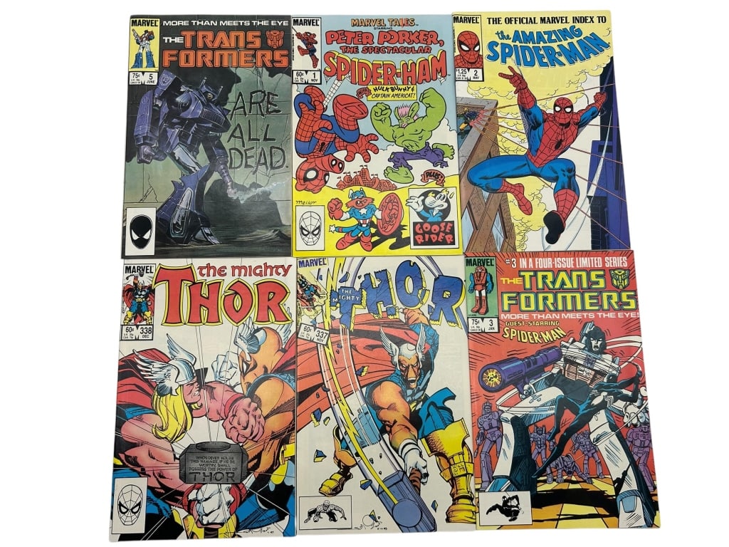 KEY MARVEL COMIC LOT OF 6 (1 of 9)