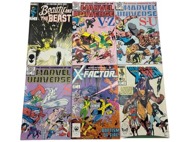 LOT OF 6 VINTAGE MARVEL COMICS