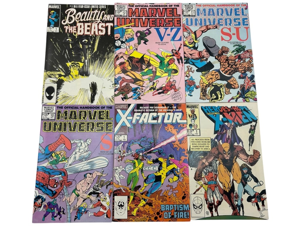 LOT OF 6 VINTAGE MARVEL COMICS (1 of 8)