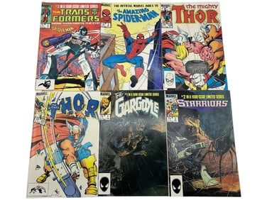 LOT OF 6 VINTAGE MARVEL COMICS