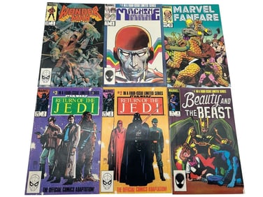 LOT OF 6 MARVEL COMICS