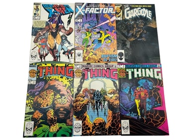 LOT OF 6 VINTAGE MARVEL COMICS