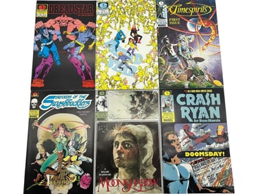 LOT OF 6 VINTAGE EPIC COMICS