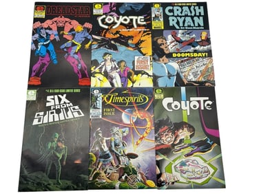 LOT OF 6 VINTAGE EPIC COMICS