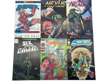 LOT OF 6 VINTAGE EPIC COMICS