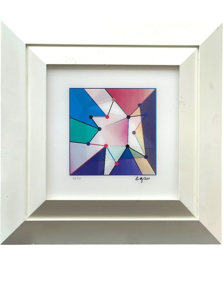 YAACOV AGAM MIXED MEDIA AGAMOGRAH 24" (1 of 10)