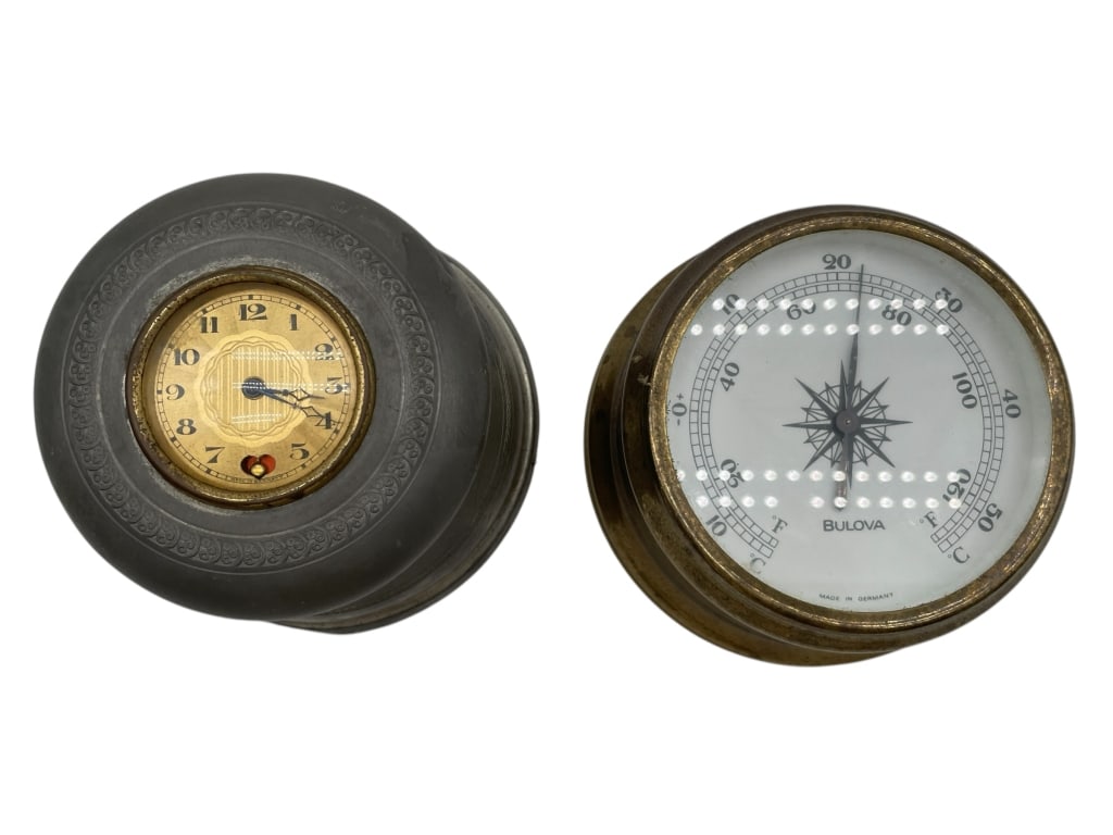 PAIR OF VINTAGE TIMEPIECES (1 of 5)