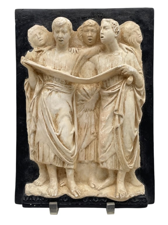 CLASSICAL STYLE RELIEF WALL PLAQUE 13.5" (1 of 5)