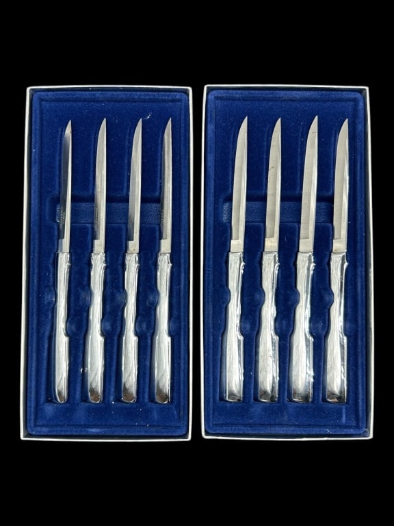 SET OF 8 JOHN MARAUSHI STAINLESS STEEL KNIFES 9.5" (1 of 4)