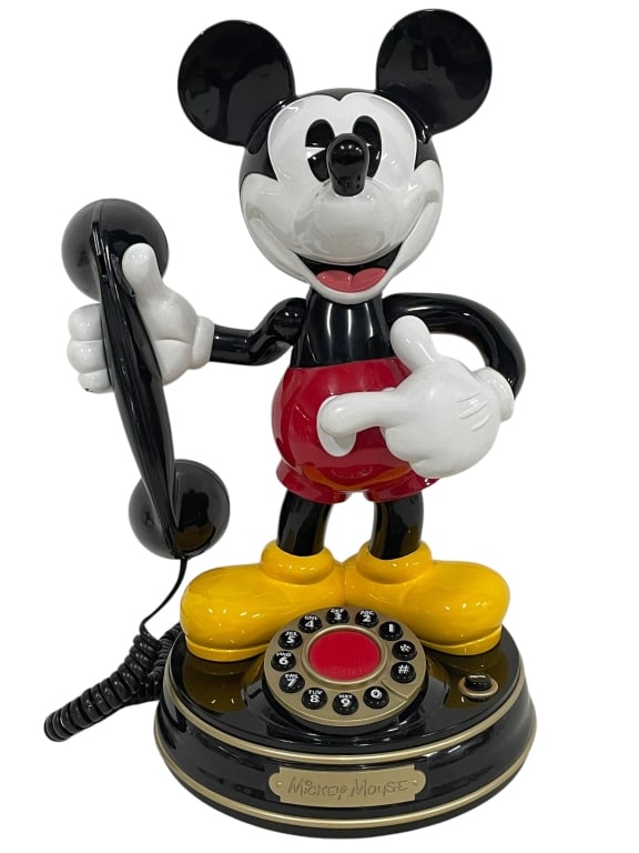 DISNEY MICKEY MOUSE ANIMATED TALKING TELEPHONE 14" (1 of 10)