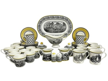 VILLEROY & BOCH AUDUN TEACUP AND SERVING SET