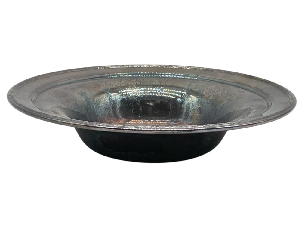 VINTAGE STERLING SILVER SERVING BOWL 166.8G (1 of 5)
